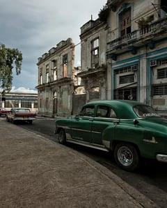 Cars at Train Station II
