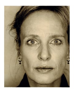 series views faces of literature by werner pawlok, polaroid mismatch