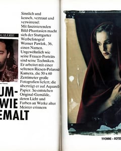 polaroid series photography paintings by werner pawlok published in the stern magazine