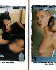polaroid series photography paintings by werner pawlok published in the stern magazine