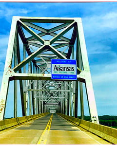 Entering Arkansas