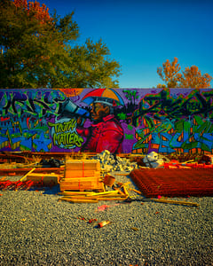 Graffiti at Press Station