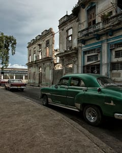 Cars at Train Station II