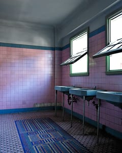 Teatro America - bathroom