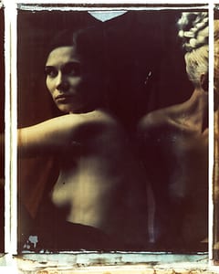 the series photography paintings by werner pawlok, photographed with the large polaroid camera