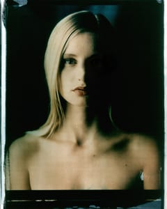 the series photography paintings by werner pawlok, photographed with the large polaroid camera