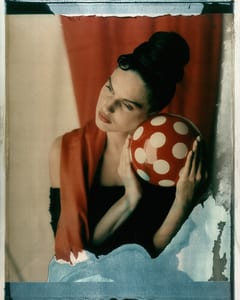 the series photography paintings by werner pawlok, photographed with the large polaroid camera
