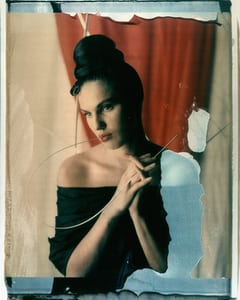 the series photography paintings by werner pawlok, photographed with the large polaroid camera