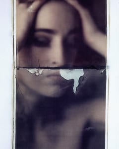 transfers, a photographic series by werner pawlok, by using the large format polaroid camera