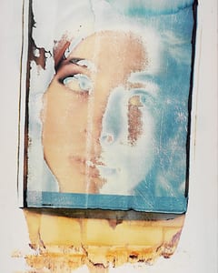 transfers, a photographic series by werner pawlok, by using the large format polaroid camera