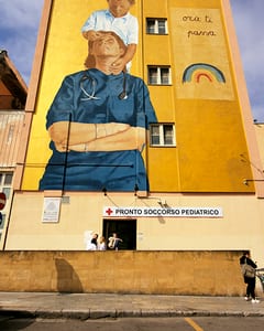 Street Art %22All will be good%22, Palermo