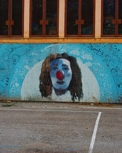 Street Art %22Clown%22, Palermo