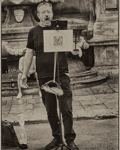 Street musician, Palermo