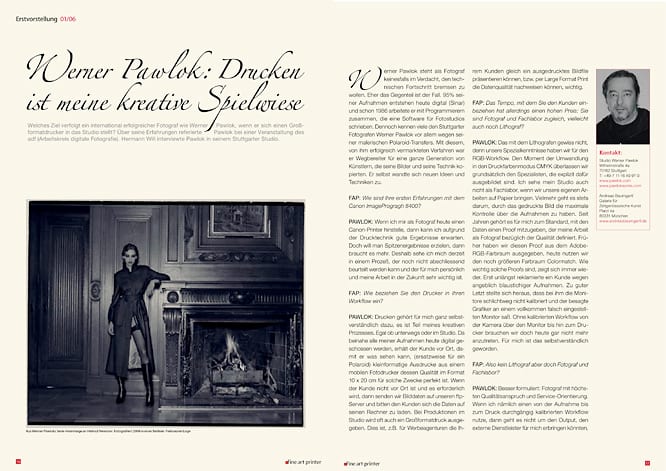 Fine Art Printer page 1