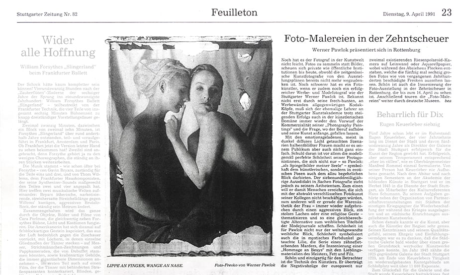 Stuttgarter Feuilleton 1991