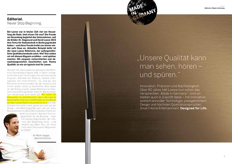 LOEWE Magazin 2